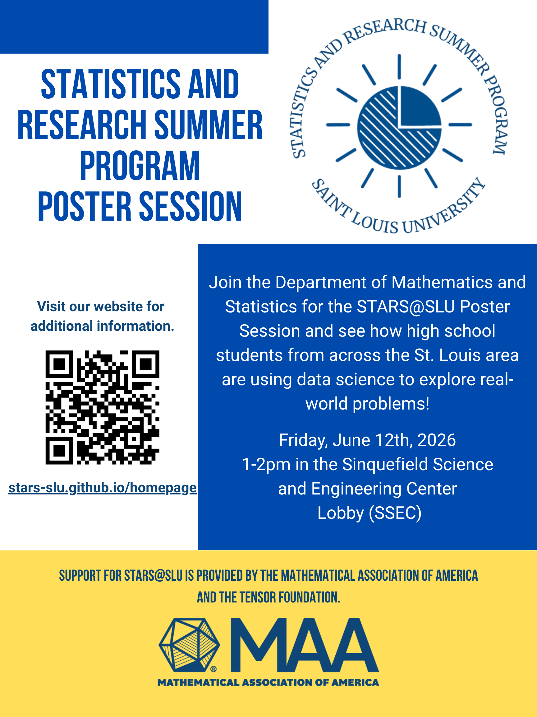 2026 STARS@SLU Poster Session